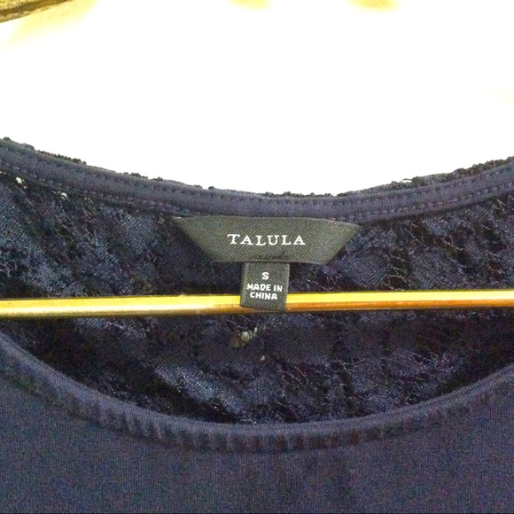 Talula (Aritzia) navy lace back dress - Picture 4 of 7